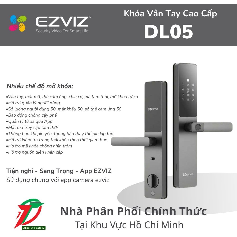 Khóa Vân Tay Ezviz DL-05